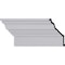 Ekena Millwork Crown Fascia Moulding, Polyurethane, 96 in L, 12-1/8 in H, Factory Primed MLD12X07X14FA - alternate 1